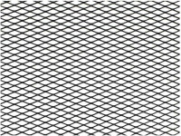 Сетка алюминиевая для бамперов 100х30 черная (средняя сетка)