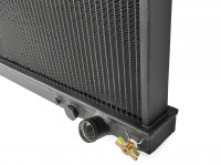 Радиатор алюминиевый Toyota Caldina ST215GTT турбо 40 мм АT AJS (серый)