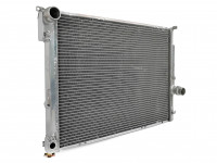 Радиатор алюминиевый BMW E46 40мм MT AJS (серый)