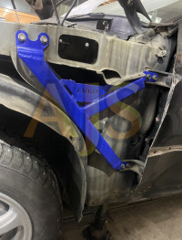 Taiko распорки в передние крылья Toyota Mark 2 jzx100 96-01 (алюминий, синий)