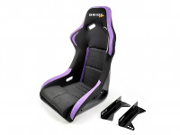Сиденье спортивное ковш LM Vios King размер - L (черно-фиолетовый)