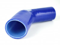 Патрубок силиконовый 45 градусов 57 - 70 мм (черный)