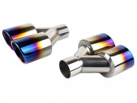 Насадка на глушитель AJS #1 двойная пара обожженная 60x89x240мм