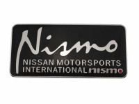 Шильд алюминиевый NISMO (Nismo черный)
