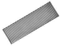 Сетка алюминиевая для бамперов 100х30 черная (ромб сетка)