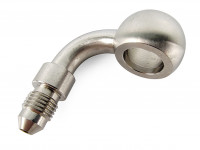 Банжо-фитинг тормозной AN3-12мм 90 градусов SS