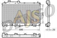 Радиатор двигателя Denso Subaru Forester SH EJ255 07-12