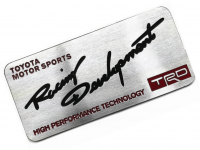 Шильд алюминиевый TRD #1 (STI)