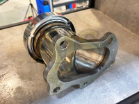 Адаптер v-band 76мм - Subaru фланец 5 болтов с хомутами