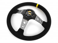 Руль OMP вынос замша