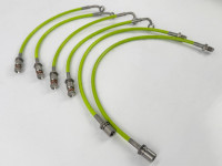 Шланги тормозные армированные GB c лифтом 4 или 6 БЕЗ АВС Toyota Land Cruiser 80 комплект (4 дюйма)