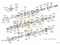 Подшипник КПП для Toyota Aisin W57 90363-22007