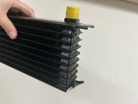 Масляный кулер Trust style 10 рядов УЦЕНКА (синий)