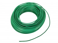 Медный провод в тефлоновой изоляции AWG12 3.4мм² (зеленый)
