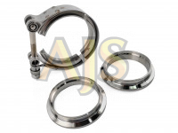 V-band хомут с фланцами 2, 51мм с проточкой папа-мама