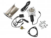 Заслонка выхлопная с электроприводом и отводом 76мм