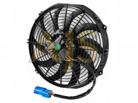 Вентилятор радиатора бесщеточный 12" (300мм) 12V сабли