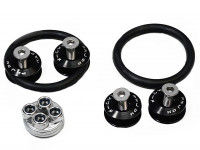 Крепежи обвесов быстросъемные Password JDM style (синий)