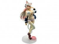 Аниме фигурка Super Sonico белая кошечка