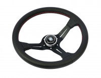 Руль спортивный Nardi с выносом экокожа с перфорацией