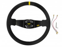 Руль OMP вынос замша 2 спицы