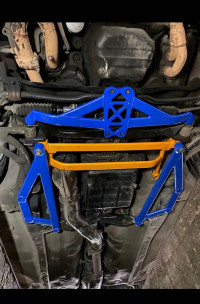 Subaru Impreza GD, Forester SG распорка нижняя средняя Китай (синий)