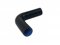 Патрубок силиконовый 90 градусов 63 мм 150х150 мм (черный)