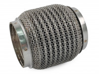 Гофра глушителя с сеткой AJS interlock 63х120