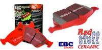 колодки тормозные EBC (Subaru Impreza 02-08, Brembo включая WRX, Evo 5-8 Brembo) red