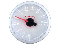 Датчик DEPO вольтметр 60мм с белым экраном WBL серии