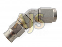 Фитинг тормозной AN3 45 градусов SS