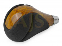 Ручка КПП кожаная Toyota, Lexus (красный)