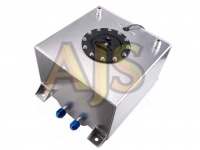 Бак топливный алюминиевый 20л, пластиковая крышка