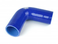 Патрубок силиконовый 90 градусов 70 мм 150*150 мм (синий)