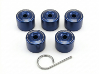 Заглушки на гайки Rays style 19мм (синий)