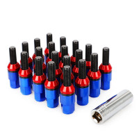 Болты колесные M12*1.5 шляпка 47мм сталь+алюминий (синий)