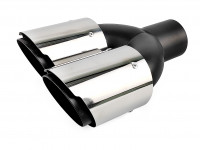 Насадка на глушитель AJS #4 двухцветная 60х185мм