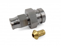 Адаптер тормозного шланга составной M10*1.00 hex17 SS