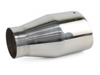 Насадка на глушитель 63х100мм (хром)