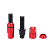 Болты колесные M14*1.5 шляпка 33мм сталь+алюминий (красный)