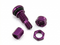 Ниппель для колес (комплект) (фиолетовый)