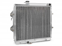Радиатор алюминиевый Toyota Hilux 2.0L 1RZE 2.7L 2RZ, 3RZFE 97-05 50mm AT AJS (серый)