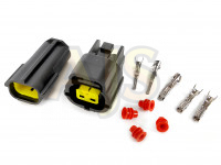 Коннектор папа-мама негерметичный (4 пина)