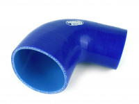 Патрубок силиконовый 90 градусов 51 - 76 мм (синий)