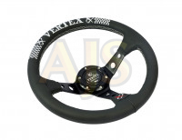 Руль спортивный Vertex V&V с выносом экокожа без перфорации