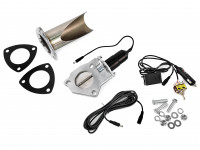 Заслонка выхлопная с электроприводом и отводом 51мм