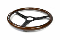 Руль деревянный Nardi style малый вынос (черный)