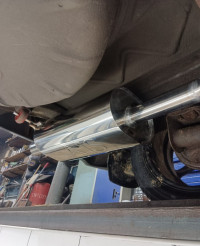 Резонатор глушителя направленный овал AJS 210x145x400x63мм