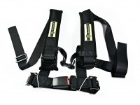 Beltenick ремни безопасности 4х точечные с простой застежкой 51мм (черный)