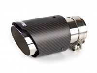 Насадка на глушитель Akrapovic style с карбоном 63х89мм (матовый)
